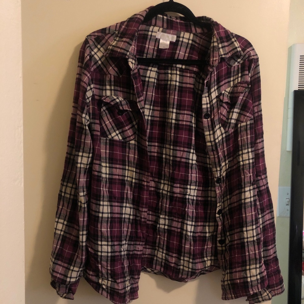Purple flannel